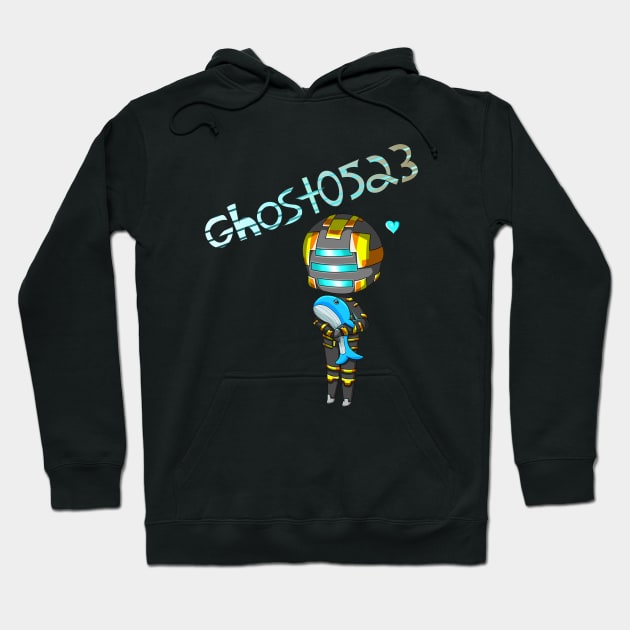 Ghost0523 Whale Shirt Hoodie by GhostGamingYT